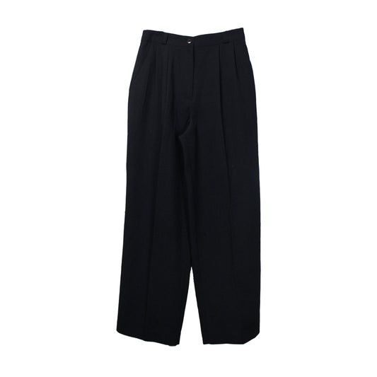 Wide Tuck Trousers