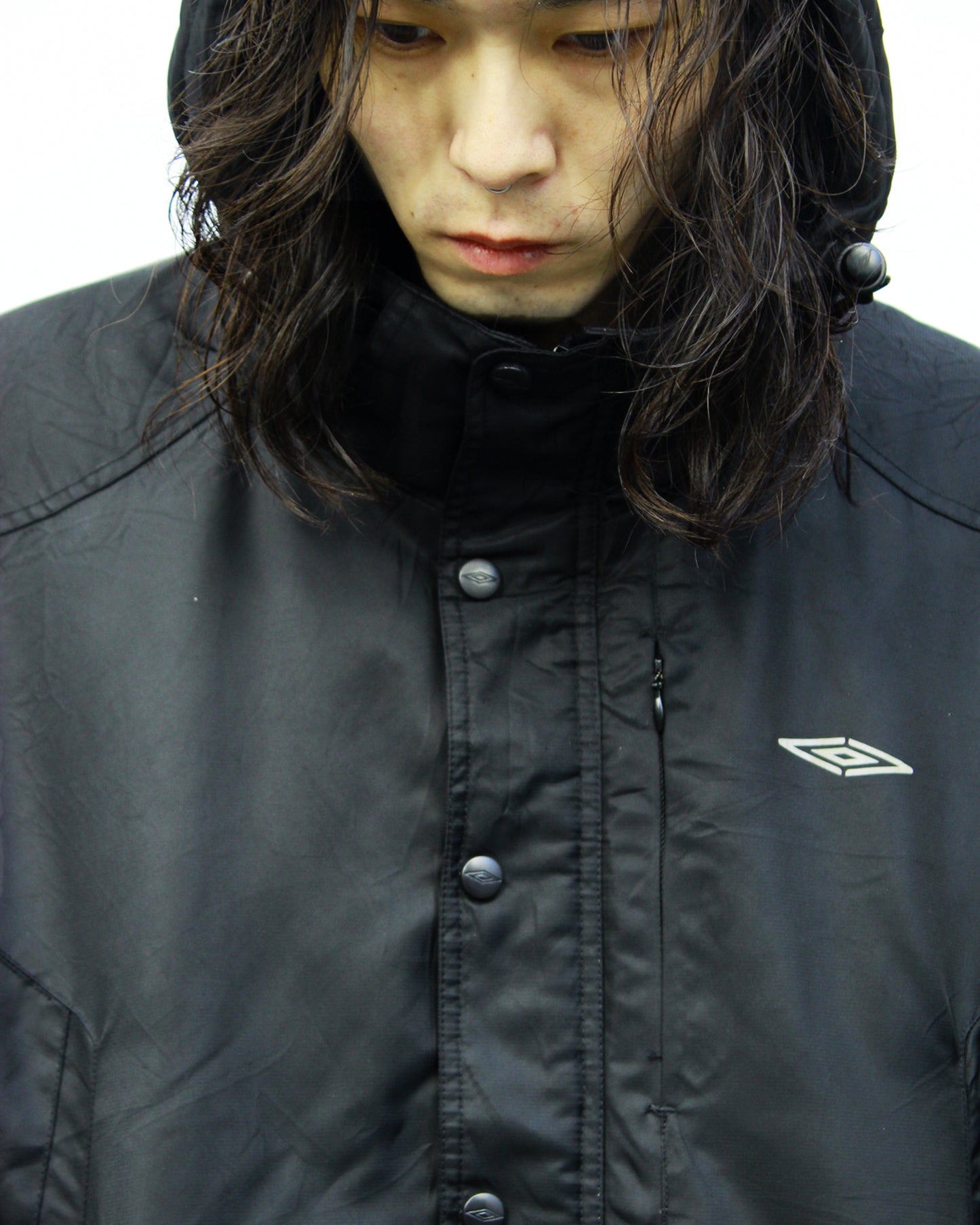 UMBRO 2000's Hooded Bomber Over Jacket