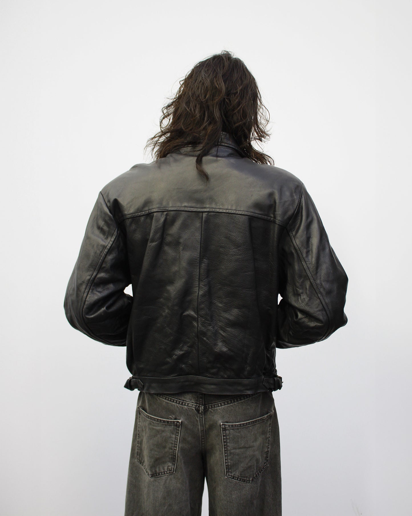 1990's Leather Drizzler Jacket