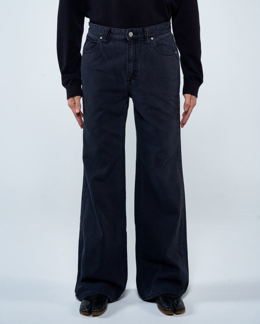 Straight Flare Denim Pants